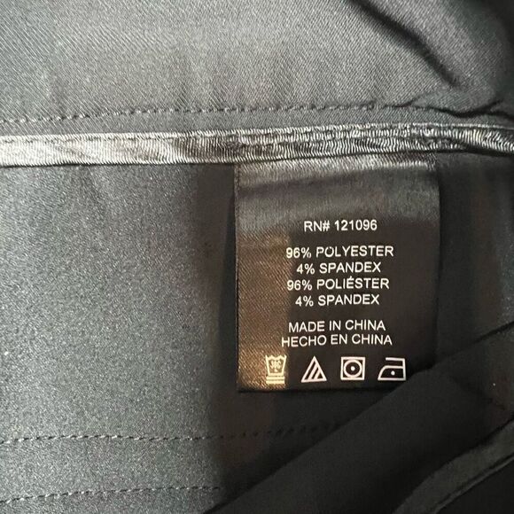 ABS by Allen Schwartz Pants Size Small Wide Leg Crop Trousers Stretch - Picture 5 of 11